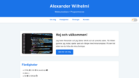 Tumnagel för hemsida tillhörande Alexander Wilhelmi 25TE