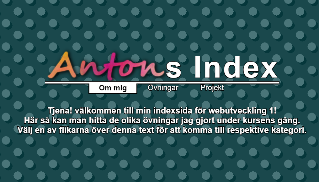 min andra index-sida