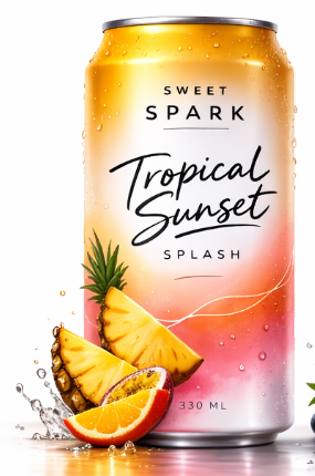 Tropical Sunset Splash