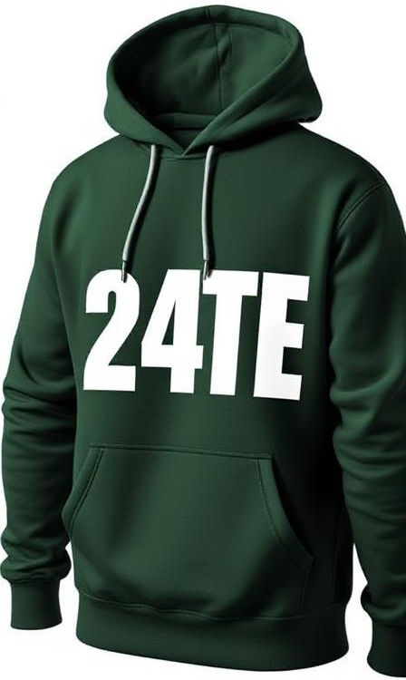Grön Hoodie