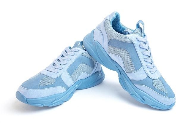 Ljus Blåa Sneakers