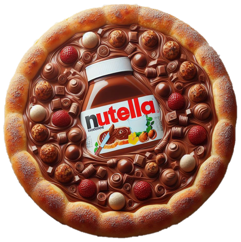 Bild på Nutella-pizza