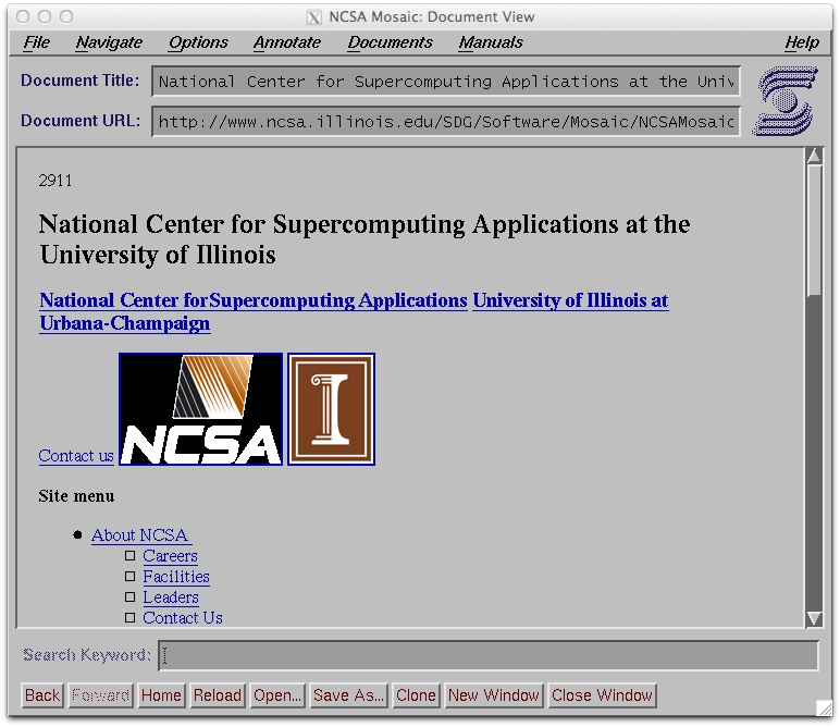 NCSA mosaic
