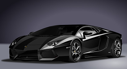 Black Lamborghini